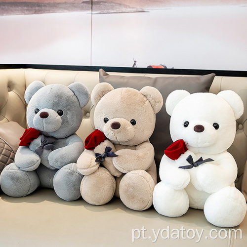 Brinquedos de travesseiro de urso branco pequenos